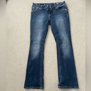 MissMe jeans. Mid rise, boot cut size 30